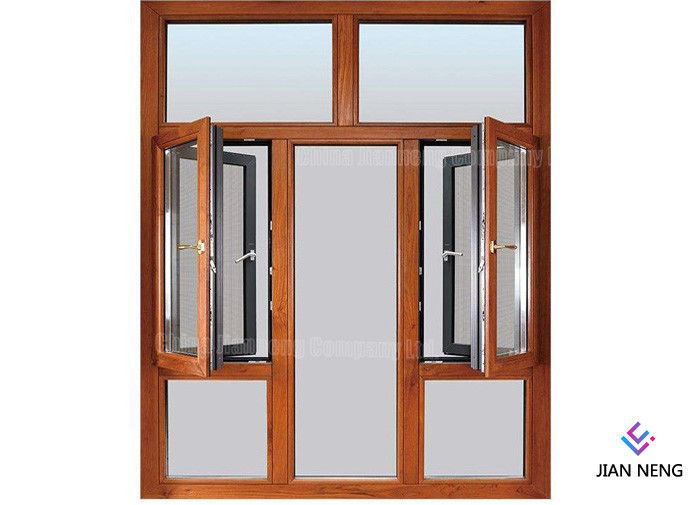 پنجره های آلومینیومی و درب های حرارتی 6063 - T5 Double glaze French Casement Window