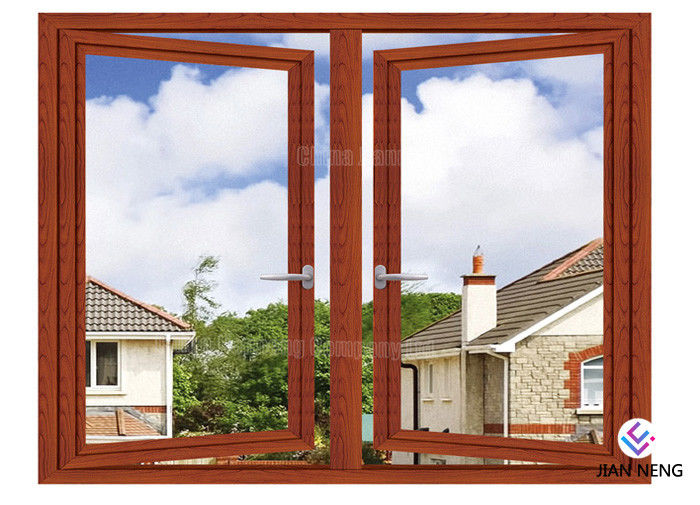 پنجره های آلومینیومی و درب های حرارتی 6063 - T5 Double glaze French Casement Window