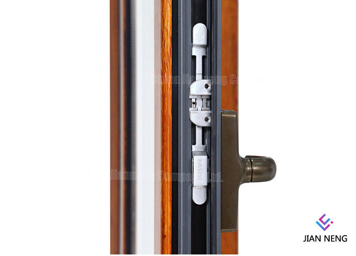 استرالیا Style Aluminum Casement Doors، آلومینیوم درب های کشویی کشویی با شیشه های مات شده Tempered