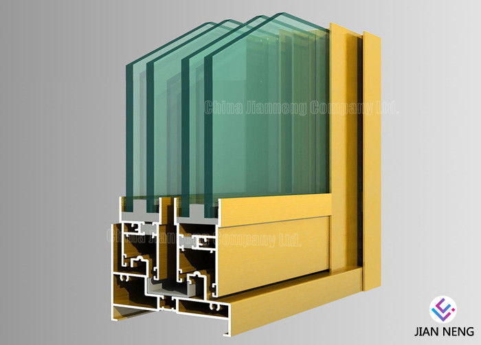 پروفیل های آلومینیومی 6063 T5 برای ویندوز و درب ها عملکرد خوب مهر و موم