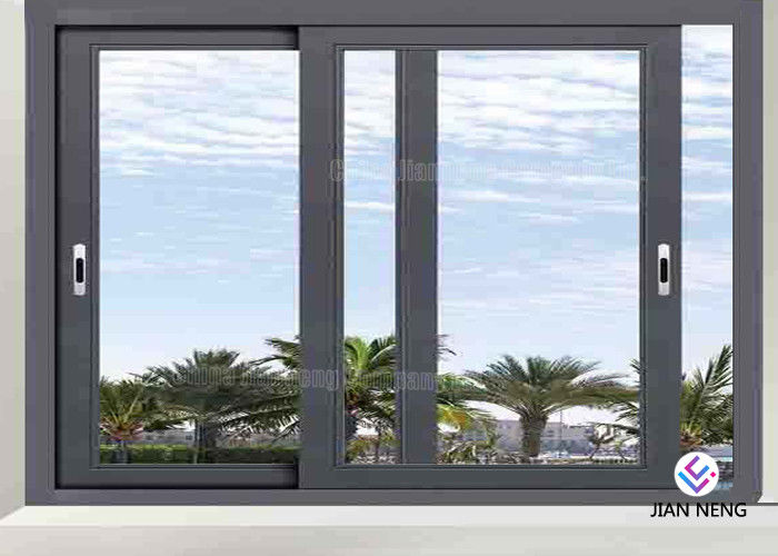 پنجره دو جداره آلومینیومی کشویی برای خانه 1.4mm ~ 3.0mm ضخامت دیوار