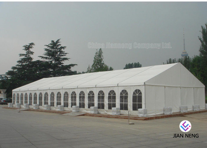 600 تا 1000 نفر چادر آلومینیومی، چادر White PVC با دو درب شیشه ای